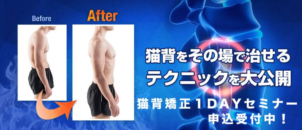 猫背矯正テクニック１DAYセミナー