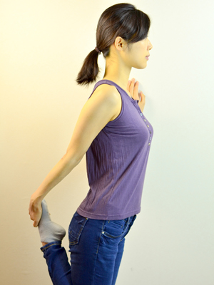 太ももストレッチ１・２